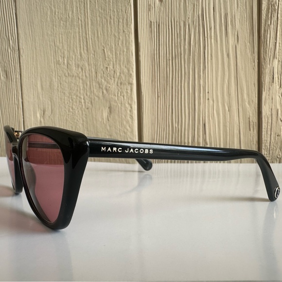 Marc Jacobs 362/S Cat Eye Sunglasses Black 807IR 56-18-145 Designer Frames Only - Picture 4 of 11